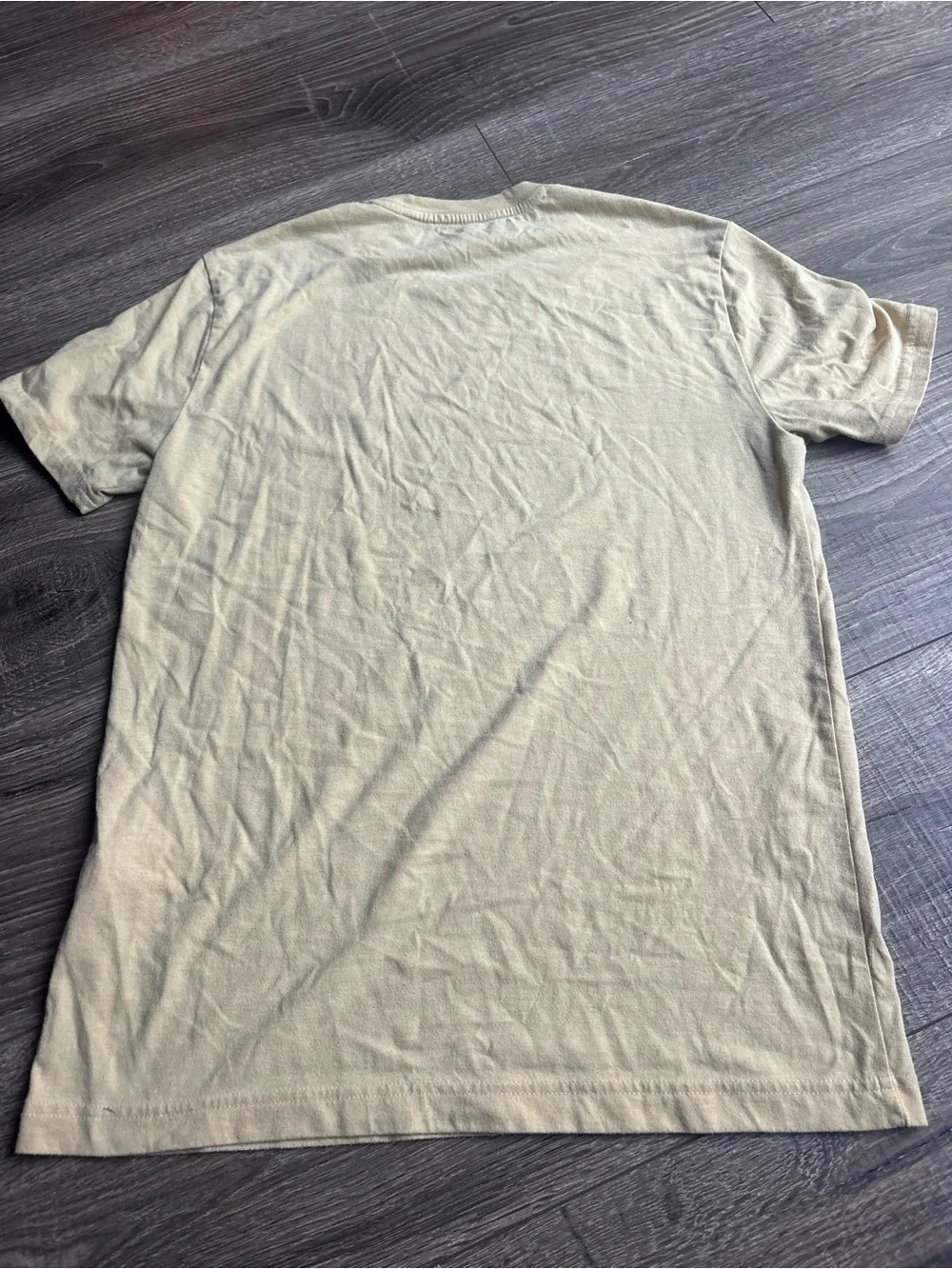 Banana Republic Light Yellow Crew Neck T-Shirt